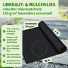 TTL GARDEN Unkrautvlies 50m² 1x50m Schwarz 100g/m² Produktbild-Vorschau 2