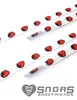SNORS bedruckte Schnürsenkel flach - ERDBEEREN - 10mm - Produktbild-Vorschau 2