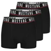 MUSTANG Herenondergoed 3-Pack Katoenen Boxershorts Zwart Productafbeelding-voorbeeld 6