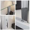Duschtürx Seitenwand :100x76xH.195cm Eckig Duschkabinen 6mm Produktbild-Vorschau 2