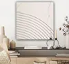 MuchoWow® - Leinwandbilder - Kunst - Weiß - Linien - Produktbild-Vorschau 7