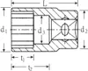 Stahlwille 45a 3/4 Steckschlüsseleinsatz 3/8" Produktbild-Vorschau 4