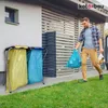 KOTARBAU® Supporto per sacchi dei rifiuti Doppio cestino 33 Anteprima dell’immagine prodotto 4