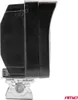 Side view of a black work light with a silver mounting bracket. Produktbild-Vorschau