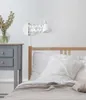 Retro LED Wandleuchte mit Scherengelenk und rundem Metall Produktbild-Vorschau 3