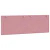 Kopfteil-Kissen "Hanko" Rosa 120 cm Samt Produktbild-Vorschau 7