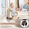 Hochstuhl Baby 2 in 1 mit Rollen, Höhenverstellbar Produktbild-Vorschau 6
