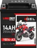 LANGZEIT YB14-A2 Motorradbatterie 12V 14Ah 255AEN GEL Produktbild-Vorschau 4