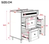 Lavabo da bagno indipendente nero 76x46x86,5 cm con Anteprima dell’immagine prodotto 5