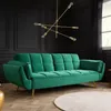 riess-ambiente Retro Schlafsofa BOUTIQUE 213cm smaragdgrün Produktbild-Vorschau 1