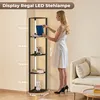 Bettizia 4 Ebene Stehlampe Stehleuchte Standleuchte Produktbild-Vorschau 2