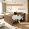 Letto pieghevole okwish 140x200 con materasso in lino, Anteprima dell’immagine prodotto 5