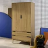 sweeek - Kleiderschrank im Vintage-Stil mit Holzdekor, 2 Produktbild-Vorschau 8