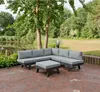 Garden Pleasure Loungegruppe Donna grau, anthrazit Metall, Produktbild-Vorschau 2