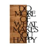 Wallity, Do More Of What Makes You Happy, Wanddeko, Produktbild-Vorschau 4