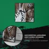 Coloray Uhr auf Leinwand 30x30 cm Wand Uhr Dekoration Produktbild-Vorschau 5