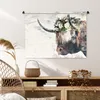 MuchoWow® Wandteppich Wandbehang Schottisches Hochlandrind Produktbild-Vorschau 6