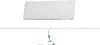 A white mop pad is shown above a teal spray mop. Produktbild-Vorschau