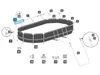 Bestway Power Steel Oval Pool Top Rail D für 427 x 250 x Produktbild-Vorschau 2