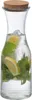 Glasflasche mit Korkdeckel / Karaffe / 1.000 ml Produktbild-Vorschau 2