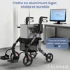 ELONEO 2in1 Fauteuil roulant déambulateur pliable et léger Voir les images du produit 8