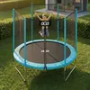 Aga SPORT TOP Trampolína 180 cm Svetlo modrá + ochranná Náhľad obrázku produktu 7
