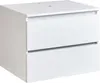 BELIANI Hänge Waschbeckenunterschrank Weiß MDP-Platte 60x47 Produktbild-Vorschau 1