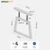 MetaloPro 2 Stück Tischbeine-Metall Schwarz 72cm I Produktbild-Vorschau 3