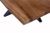 Esstisch Baumkante massiv Akazie nussbaum 160 x 85 cm Produktbild-Vorschau 9