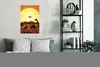 MuchoWow® Poster Dino - Sonne - Natur - Zeichnung - Kinder Produktbild-Vorschau 4