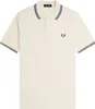 Fred Perry Polo Twin Tipped einfarbig Creme Produktbild-Vorschau 5