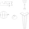 Hairpin Legs Industrialstyle Tischbeine Haarnadelbeine Produktbild-Vorschau 4