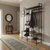 Relaxdays Garderobe, 4 Schuhablagen, 9 Doppelhaken, 5 Produktbild-Vorschau 3