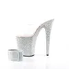 BEJEWELED-812RS Damen Slipper von Pleaser, Transparent Produktbild-Vorschau 6
