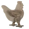 Clayre & Eef Figur Huhn 31x16x35 cm Braun Holz Produktbild-Vorschau 1