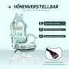 Herná stolička HOMCOM, ergonomická herná stolička, bedrová Náhľad obrázku produktu 5