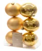 Unzerbrechliche Christbaumkugeln 6er Set 8cm gold Produktbild-Vorschau 3