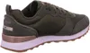 Side view of a green Skechers sneaker. Voir les images du produit