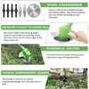 Collage of images and text describing features of a grass trimmer. Produktbild-Vorschau