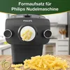 A Philips pasta maker attachment with fusilli pasta. Produktbild-Vorschau