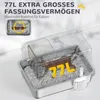 PawHut Katzenklo Edelstahl XXL Katzentoilette mit Deckel Produktbild-Vorschau 7