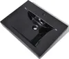 vidaXL Lavabo in Vetroceramica rettangolare nero con foro Anteprima dell’immagine prodotto 11