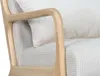 byLIVING Křeslo NOHR / Hrubá šňůra smetanová / Rám a Náhled obrázku produktu 6