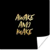 MuchoWow® Poster Zitat - Kreativ - Gold - Schwarz 50x50 cm Produktbild-Vorschau 1