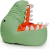 LUMALAND Animal Line Kindersitzsack Dino - Pastell Grün Produktbild-Vorschau 1