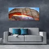 Acrylglasbilder 125x50 Wandbild Druck Fels Sonne Landschaft Produktbild-Vorschau 3