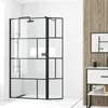 Paroi de douche avec pivot 80+40x195cm - Sérigraphie type Voir les images du produit 2
