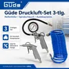 Güde Druckluft-Set 3-tlg. Reifenfüller Spiralschlauch Produktbild-Vorschau 2