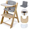 Chaise à manger en bois pour enfants Nukido Nelo Voir les images du produit 3