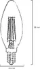 8-er Set LED-Kerzenlampen E14 | 3-stufig dimmbar | 4 Watt | Produktbild-Vorschau 3